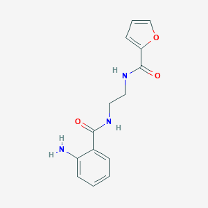 N-{2-[(2-aminobenzoyl)amino]ethyl}-2-furamide