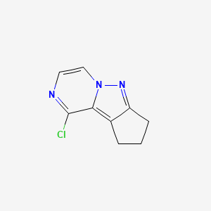 12-Chloro-7,8,11-triazatricyclo[6.4.0.0,2,6]dodeca-1,6,9,11-tetraene