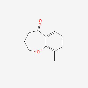 molecular formula C11H12O2 B2791584 9-methyl-3,4-dihydro-1-benzoxepin-5(2H)-one CAS No. 82710-08-5