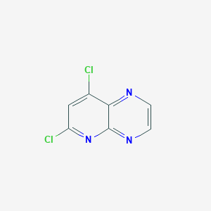 molecular formula C7H3Cl2N3 B2791604 6,8-Dichloropyrido[2,3-b]pyrazine CAS No. 1283075-60-4