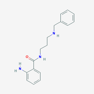 molecular formula C17H21N3O B279161 2-amino-N-[3-(benzylamino)propyl]benzamide 