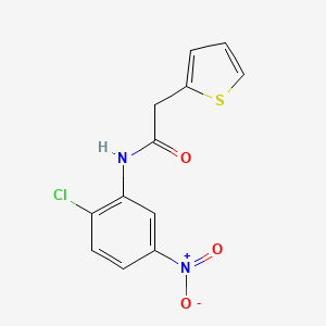 N-(2-chloro-5-nitrophenyl)-2-(thiophen-2-yl)acetamide