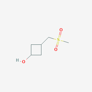 rac-(1s,3s)-3-(methanesulfonylmethyl)cyclobutan-1-ol,cis