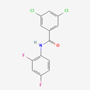 molecular formula C13H7Cl2F2NO B2791643 3,5-dichloro-N-(2,4-difluorophenyl)benzamide CAS No. 312743-71-8