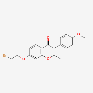7-(2-Bromoethoxy)-3-(4-methoxyphenyl)-2-methylchromen-4-one