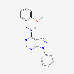 N-(2-methoxybenzyl)-1-phenyl-1H-pyrazolo[3,4-d]pyrimidin-4-amine