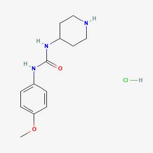 1-(4-Methoxyphenyl)-3-(piperidin-4-yl)urea hydrochloride