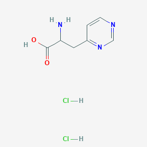 2-Amino-3-(pyrimidin-4-yl)propanoic acid dihydrochloride