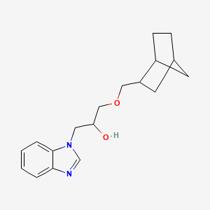 1-(1H-benzimidazol-1-yl)-3-(bicyclo[2.2.1]hept-2-ylmethoxy)propan-2-ol