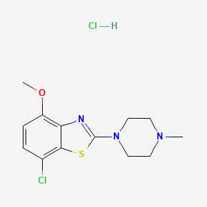 7-Chloro-4-methoxy-2-(4-methylpiperazin-1-yl)benzo[d]thiazole hydrochloride