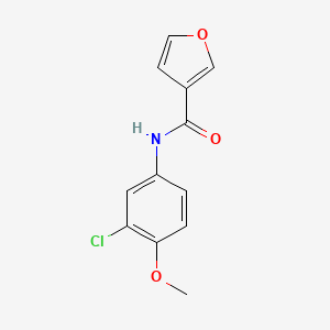 N-(3-chloro-4-methoxyphenyl)furan-3-carboxamide