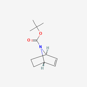 molecular formula C11H17NO2 B2791856 (1R,4S)-7-Azabicyclo[2.2.1]hepta-2-ene-7-carboxylic acid tert-butyl ester CAS No. 192118-47-1