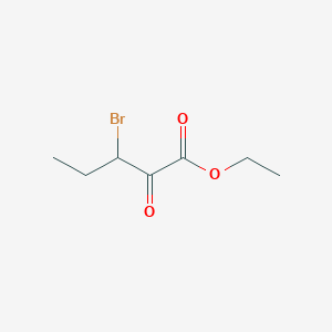 molecular formula C7H11BrO3 B2791865 乙酸 3-溴-2-氧代戊酸酯 CAS No. 113264-43-0