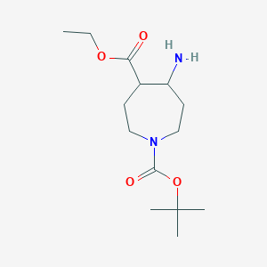 1-O-Tert-butyl 4-O-ethyl 5-aminoazepane-1,4-dicarboxylate