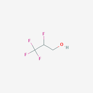 molecular formula C3H4F4O B2791956 2,3,3,3-Tetrafluoropropan-1-ol CAS No. 13046-44-1