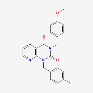 molecular formula C23H21N3O3 B2791967 3-(4-methoxybenzyl)-1-(4-methylbenzyl)pyrido[2,3-d]pyrimidine-2,4(1H,3H)-dione CAS No. 902966-15-8