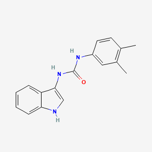 molecular formula C17H17N3O B2792013 1-(3,4-dimethylphenyl)-3-(1H-indol-3-yl)urea CAS No. 941987-70-8