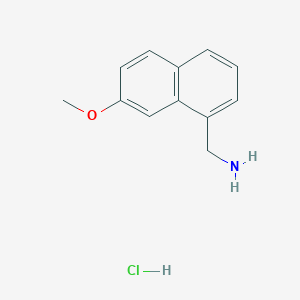 (7-Methoxynaphthalen-1-yl)methanamine;hydrochloride