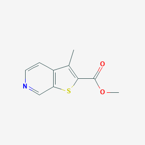 molecular formula C10H9NO2S B027921 3-メチルチエノ[2,3-c]ピリジン-2-カルボン酸メチル CAS No. 111043-08-4