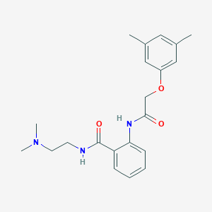 N-[2-(dimethylamino)ethyl]-2-{[(3,5-dimethylphenoxy)acetyl]amino}benzamide