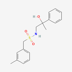 molecular formula C17H21NO3S B2792127 N-(2-hydroxy-2-phenylpropyl)-1-(m-tolyl)methanesulfonamide CAS No. 1351620-19-3