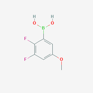 molecular formula C7H7BF2O3 B2792130 2,3-Difluoro-5-methoxyphenylboronic acid CAS No. 2230876-12-5