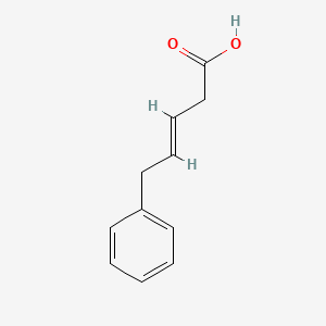 molecular formula C11H12O2 B2792162 (E)-5-phenylpent-3-enoic acid CAS No. 78906-03-3