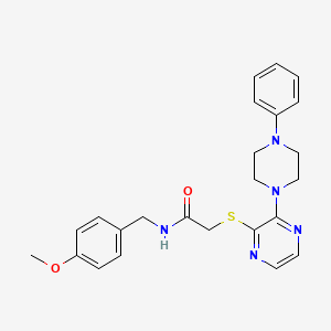 molecular formula C24H27N5O2S B2792181 N-(2-phenylethyl)-4'-(pyrrolidin-1-ylsulfonyl)biphenyl-3-carboxamide CAS No. 1030087-76-3