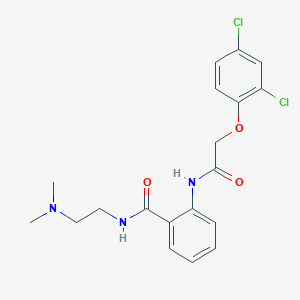 2-{[(2,4-dichlorophenoxy)acetyl]amino}-N-[2-(dimethylamino)ethyl]benzamide