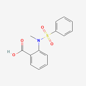 2-[Methyl(phenylsulfonyl)amino]benzoic acid