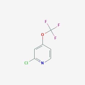 molecular formula C6H3ClF3NO B2792240 2-氯-4-(三氟甲氧基)吡啶 CAS No. 1206975-33-8