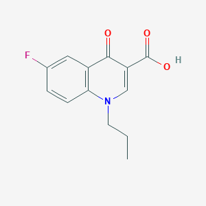 6-Fluoro-4-oxo-1-propyl-1,4-dihydroquinoline-3-carboxylic acid