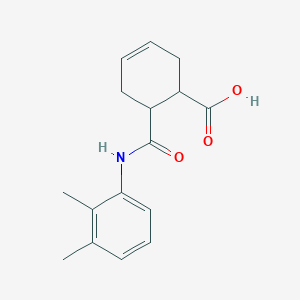 molecular formula C16H19NO3 B2792282 6-[(2,3-Dimethylphenyl)carbamoyl]cyclohex-3-ene-1-carboxylic acid CAS No. 198283-88-4