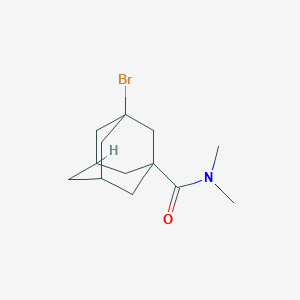 molecular formula C13H20BrNO B2792339 3-bromo-N,N-dimethyladamantane-1-carboxamide CAS No. 924844-14-4
