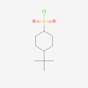 molecular formula C10H19ClO2S B2792389 4-Tert-butylcyclohexane-1-sulfonyl chloride CAS No. 1250593-78-2