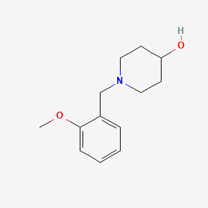 molecular formula C13H19NO2 B2792392 1-[(2-Methoxyphenyl)methyl]piperidin-4-ol CAS No. 414873-43-1