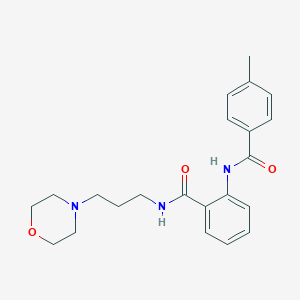 2-[(4-methylbenzoyl)amino]-N-[3-(4-morpholinyl)propyl]benzamide