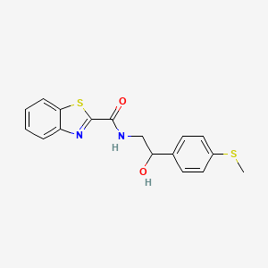 molecular formula C17H16N2O2S2 B2792427 N-(2-hydroxy-2-(4-(methylthio)phenyl)ethyl)benzo[d]thiazole-2-carboxamide CAS No. 1448064-89-8