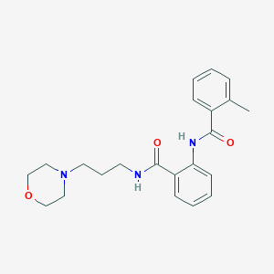 2-[(2-methylbenzoyl)amino]-N-[3-(4-morpholinyl)propyl]benzamide