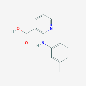 molecular formula C13H12N2O2 B2792507 2-(3-Toluidino)nicotinic acid CAS No. 57978-46-8