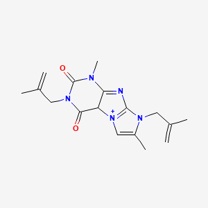 molecular formula C17H21N5O2 B2792527 1,7-dimethyl-3,8-bis(2-methylprop-2-en-1-yl)-1H,2H,3H,4H,8H-imidazo[1,2-g]purine-2,4-dione CAS No. 878736-63-1