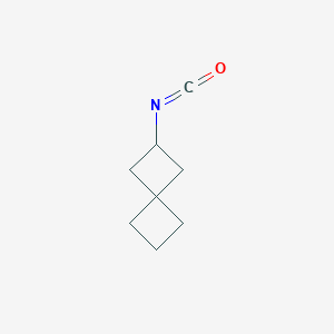 molecular formula C8H11NO B2792558 2-Isocyanatospiro[3.3]heptane CAS No. 2254081-81-5