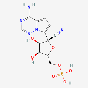 molecular formula C12H14N5O7P B2792565 瑞德西韦核苷酸一磷酸酯 CAS No. 1911578-74-9