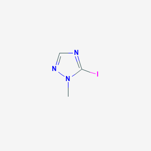 molecular formula C3H4IN3 B2792581 5-Iodo-1-methyl-1h-1,2,4-triazole CAS No. 55847-42-2