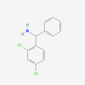 molecular formula C13H11Cl2N B2792643 (2,4-Dichlorophenyl)(phenyl)methanamine CAS No. 1009371-05-4