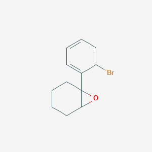 molecular formula C12H13BrO B2792673 1-(2-Bromophenyl)-7-oxabicyclo[4.1.0]heptane CAS No. 1909318-61-1