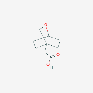 molecular formula C9H14O3 B2792683 2-(2-Oxabicyclo[2.2.2]octan-4-yl)acetic acid CAS No. 2418692-65-4