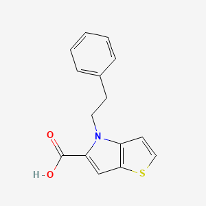 4-(2-phenylethyl)-4H-thieno[3,2-b]pyrrole-5-carboxylic acid