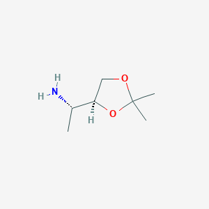 (S)-1-[(4S)-2,2-Dimethyl-1,3-dioxolan-4-yl]ethanamine