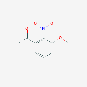 molecular formula C9H9NO4 B2792905 1-(3-Methoxy-2-nitrophenyl)ethanone CAS No. 182416-05-3; 33852-43-6